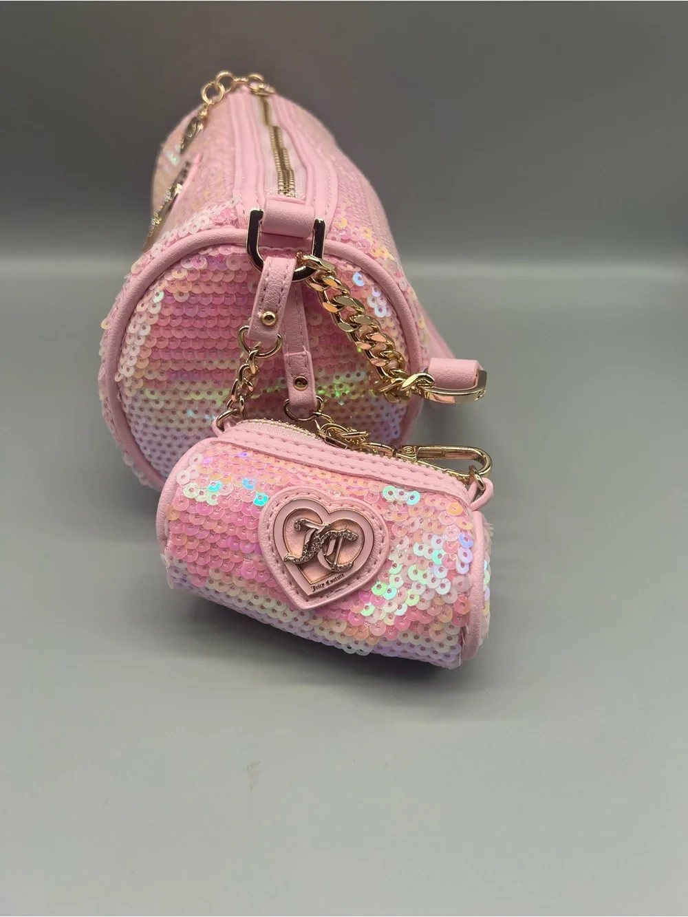 Juicy couture sequin shoulder bag purse